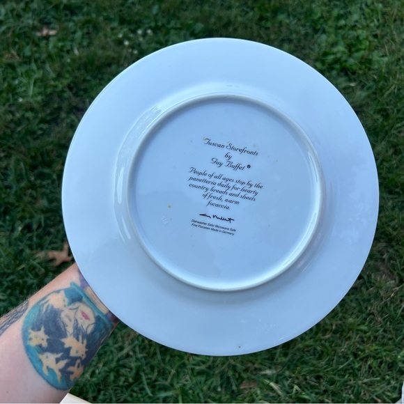 VTG Guy Buffet TUSCAN‎ STOREFRONTS Dinner Plate 10 7/8" Panetteria Replacement - Picture 6 of 6